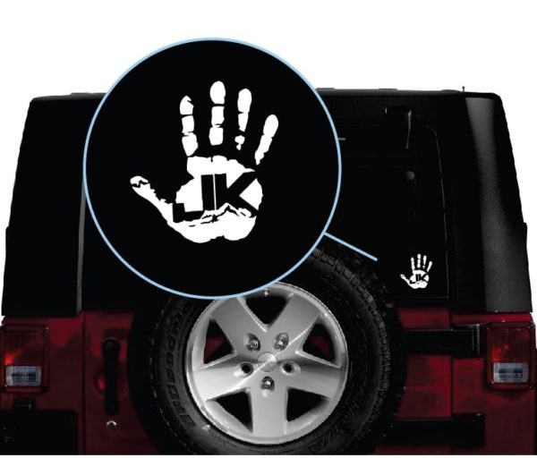 Jeep wave hand JK Decal sticker