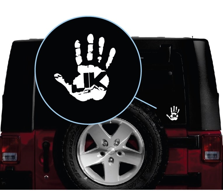  Jeep Wave Hand JK Jeep – Adhesivos Jeep Wrangler