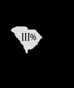 South Carolina III% 3 percenter Silhouette Vinyl Decal Stickers