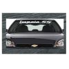 chevy impala ss windshield banner decal
