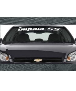 chevy impala ss windshield banner decal