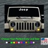 jeep windsield banner decal sticker