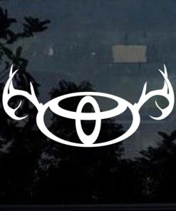 toyota antlers decal sticker