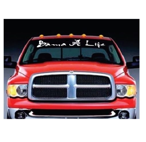 Bama Life windshield decal sticker