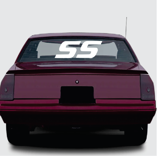 Chevy Monte Carlo SS Rear window decal Sticker