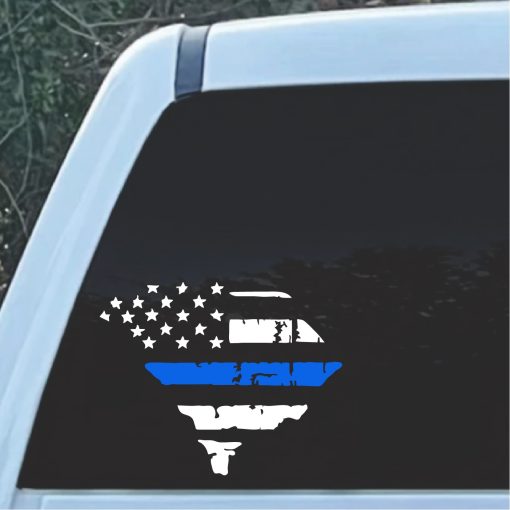 south Carolina back the blue line decal sticker