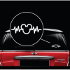 Mickey Mouse Disney Heartbeat A2 - Cartoon Decal Sticker