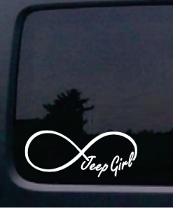 Jeep Girl Infinity Jeep - Jeep Wrangler Decals