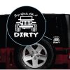 jeep girls like it Dirty window decal sticker