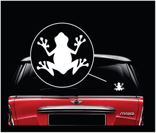 Frog window decal sticker a3