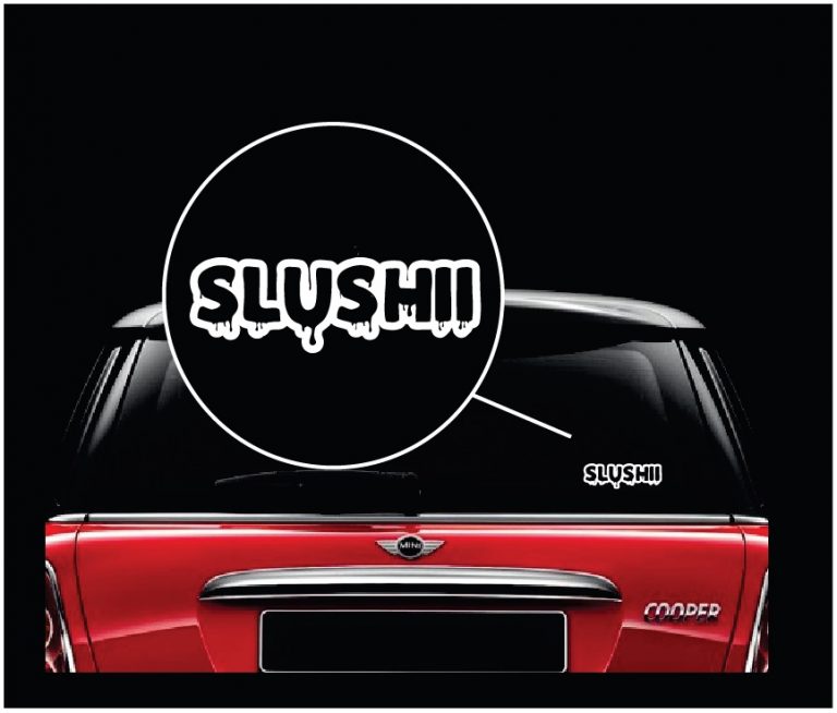 Slushii Window Decal Sticker