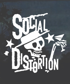 Social Distortion band - Band Sticker