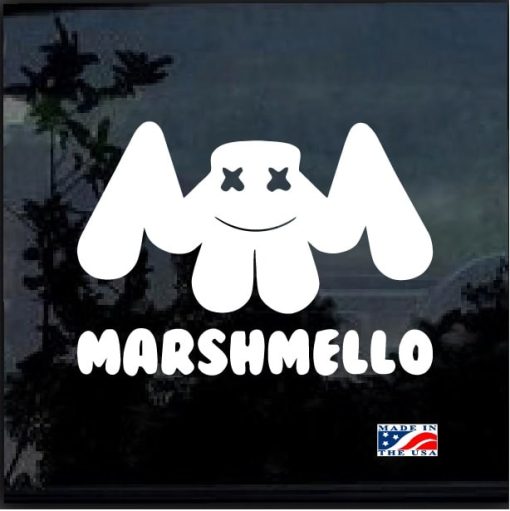Marshmello EDM House Music Decal Sticker