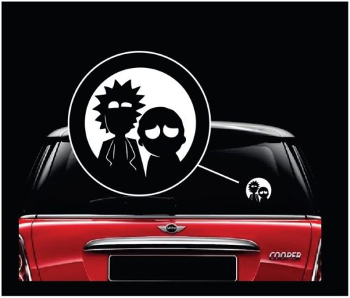 Rick and Morty Vinyl window Decal Sticker