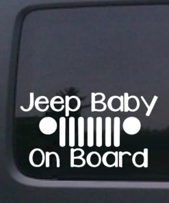 Jeep baby on Board Jeep Decal Stickers