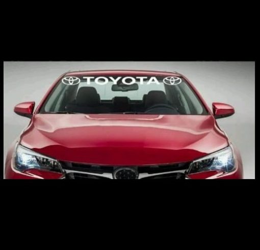 Windshield Banner Decal Sticker Fits Toyota