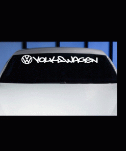 Windshield banner decal sticker fits Volkswagen VW