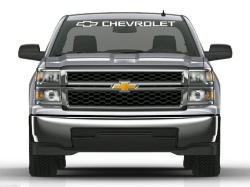 Windshield banner decal sticker fits Chevrolet Chevy Trucks