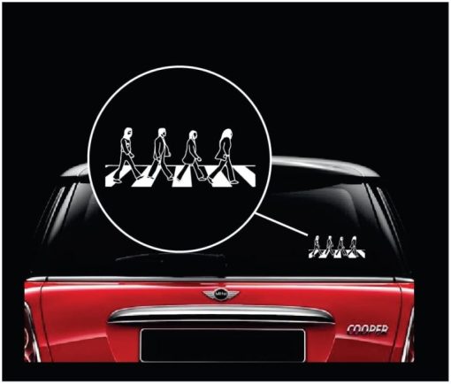 Beatles Abby Road Window Decal Sticker a2