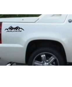 Chevy Chevrolet Avalanche Sticker Set of 2 - Truck Decals