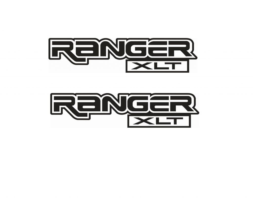 Ford Ranger Xlt Bedside Sticker Set Of 2 18 X 41 Truck Decals Ford