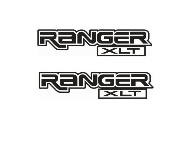 Ford Ranger Xlt bedside Sticker Set of 2 - 18 x 4.1 Truck Decals - Ford  Decal sticker
