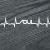 Kia Soul Heartbeat Vinyl Window Decal Sticker
