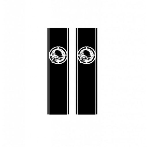 Metal Mulisha Skull bedside stripe kit set of 2 vinyl decal stickers