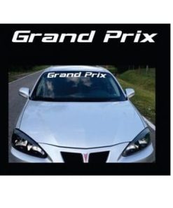 Pontiac Grand Prix Windshield banner decal sticker