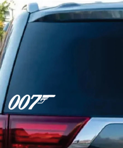 007 James Bond window decal Sticker