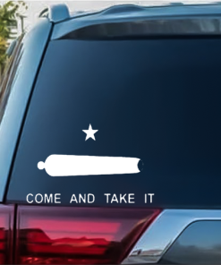 Come and Take it Cannon 2nd Amendment Window decal sticker
