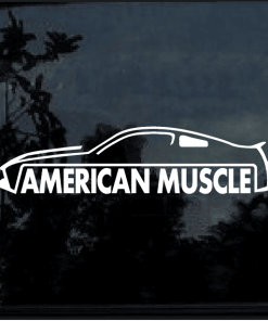 American Muscle Ford Mustang Window Decal Sticker