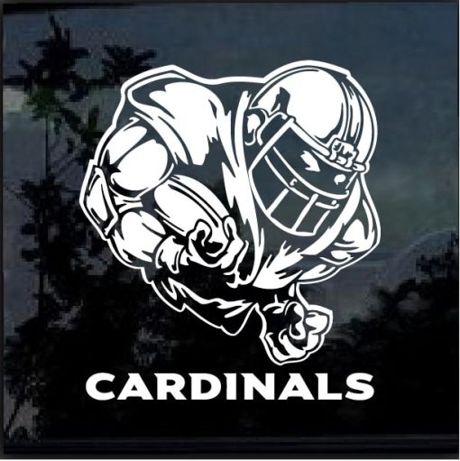 Arizona Cardinals Football player Window Decal Sticker