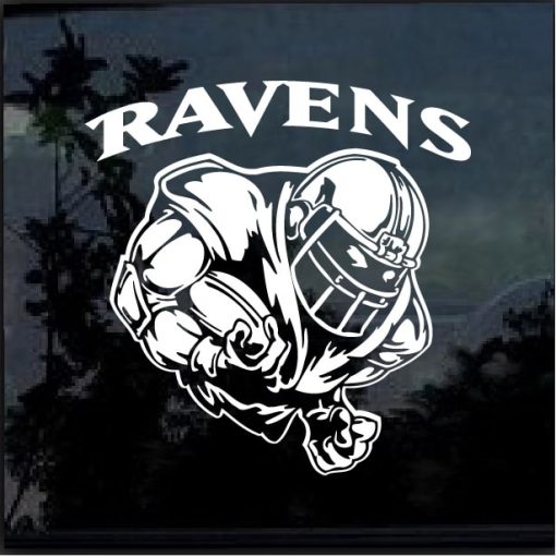 Baltimore Ravens Football player Window Decal Sticker