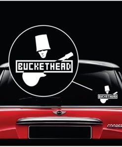 BucketHead band window decal sticker