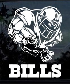Buffalo Bills Football Player Window Decal Sticker