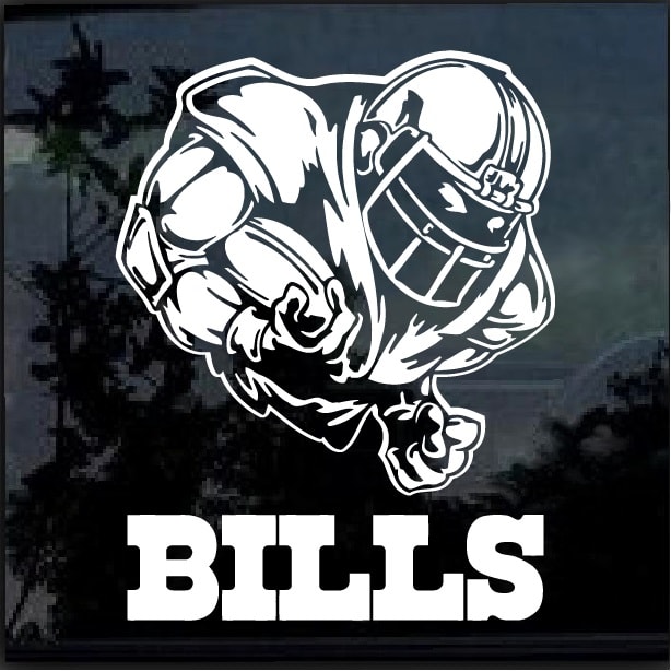 Buffalo USA Sport Logo Billss Football Car Bumper Sticker Decal 5 X 5