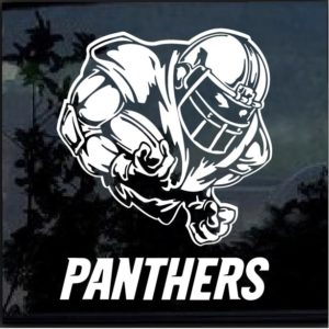 Carolina Panthers Football player Window Decal Sticker | Custom Sticker ...