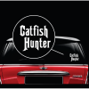 Catfish Hunter Window Decal Sticker A2