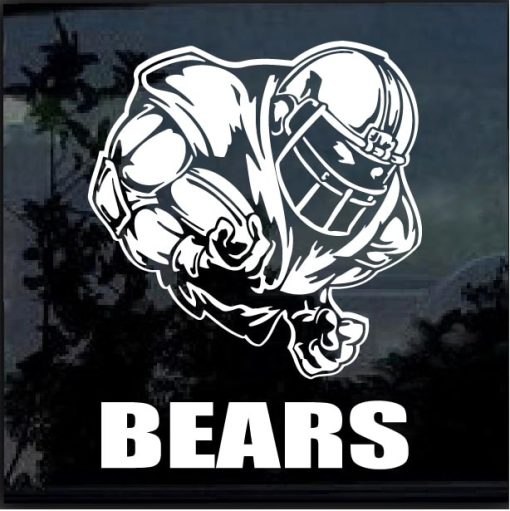 Chicago Bears Football player Window Decal Sticker