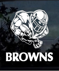 Cleveland Browns Football player Window Decal Sticker