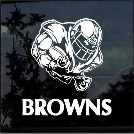Cleveland Browns Football player Window Decal Sticker