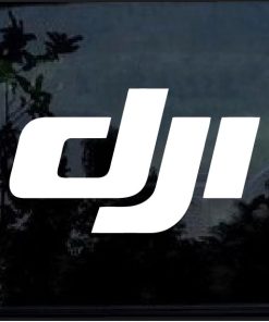 DJI Logo Vinyl Window Decal Sticker