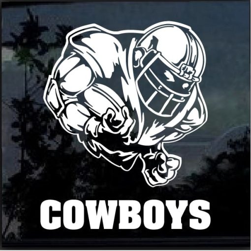 Dallas Cowboys Football player Window Decal Sticker