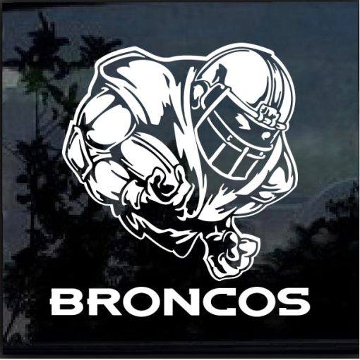 Denver Broncos Football Player Decal Sticker