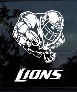 Detroit Lions Football player Window Decal Sticker
