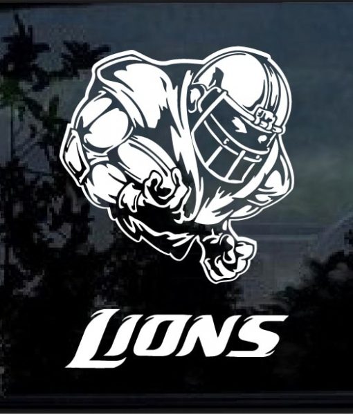 Detroit Lions Football player Decal Sticker – Custom Sticker Shop