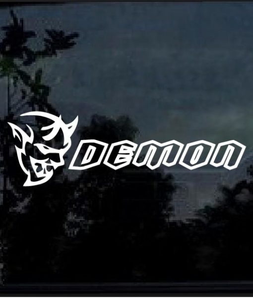 Dodge Challenger SRT Demon Decal Sticker Custom Sticker Shop