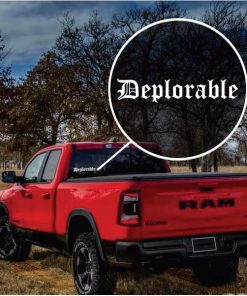 Donald Trump Deplorable Window Decal Sticker