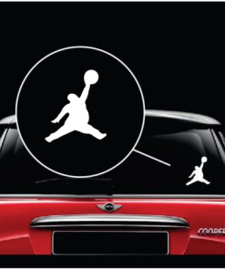 Fat Michael Air Jordan Jumpman Window Decal Sticker